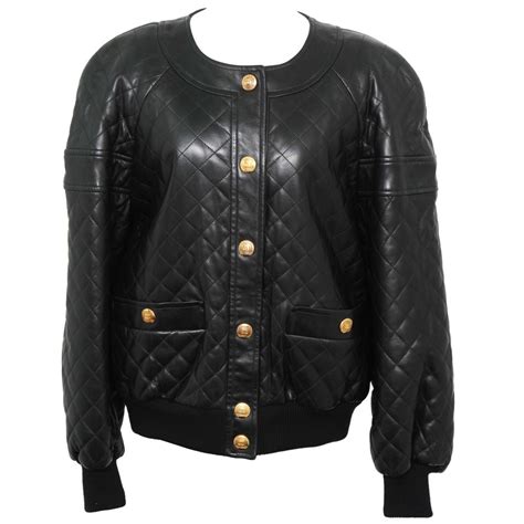 buy vintage chanel bomber jacket